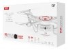 Syma X5UW-D (zdalnie obracana kamera WiFi FPV 720p, 2.4GHz) - Biały